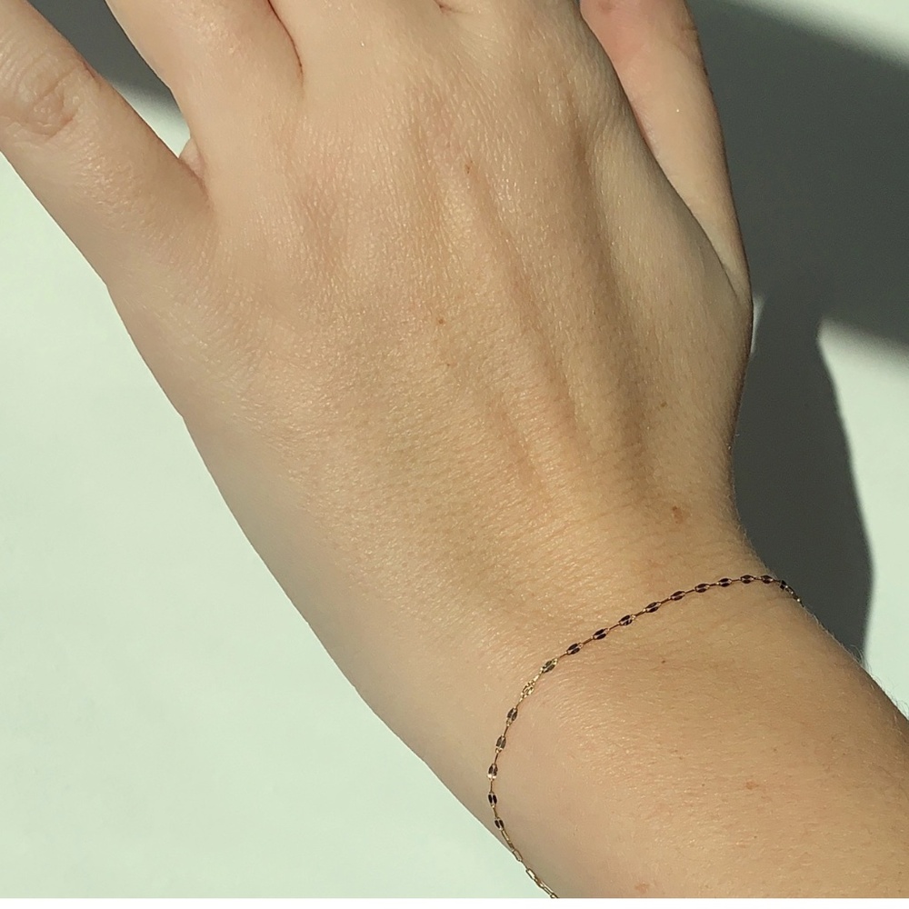 Catbird 14k Rose Gold Tinsel Bracelet